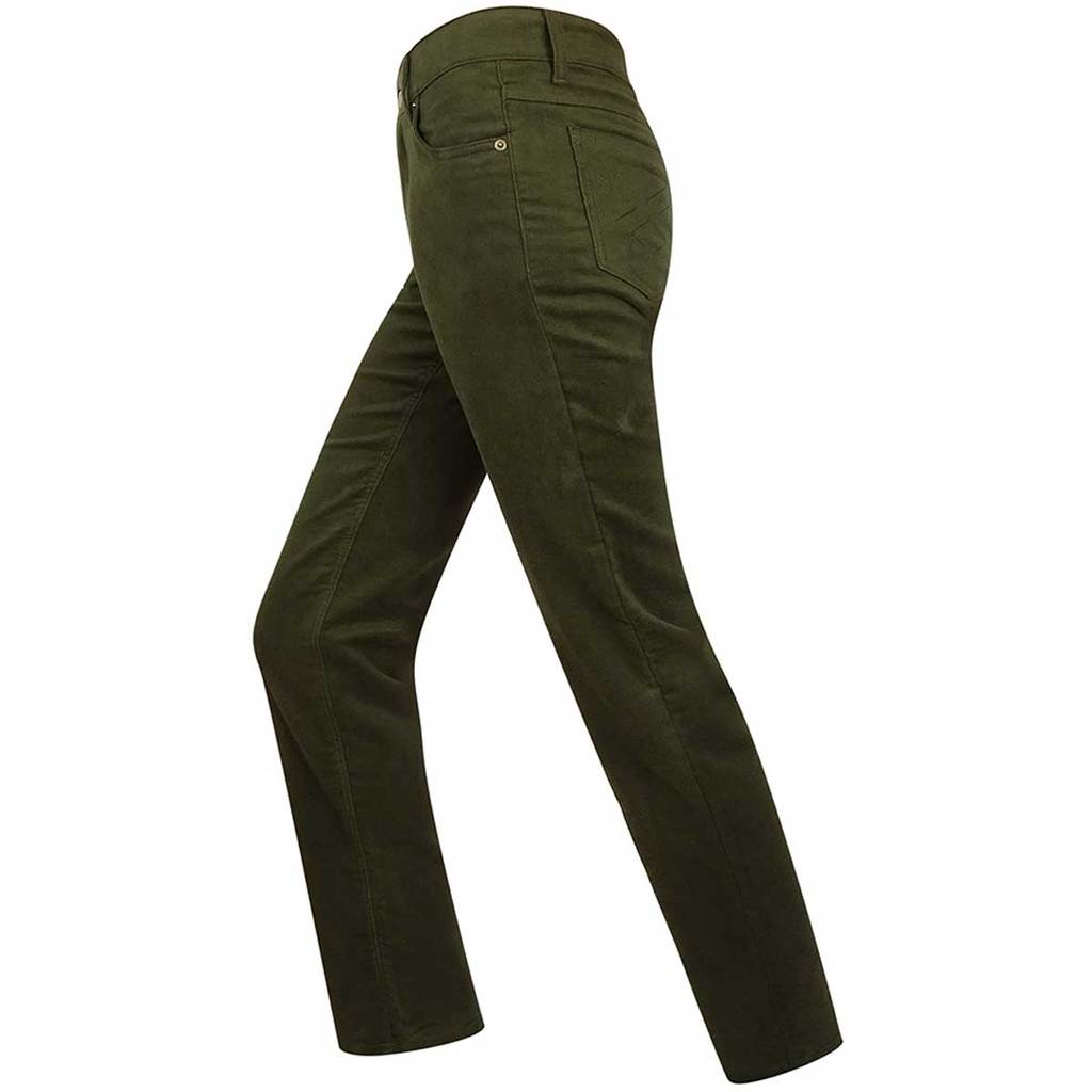 Hoggs of Fife Ladies Straight Leg Stretch Moleskin Jeans