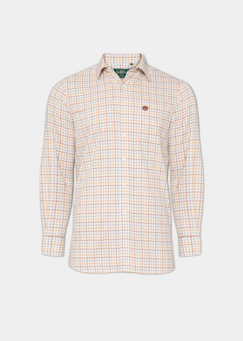 Ilkley Children's Check Country Shirt In Brown