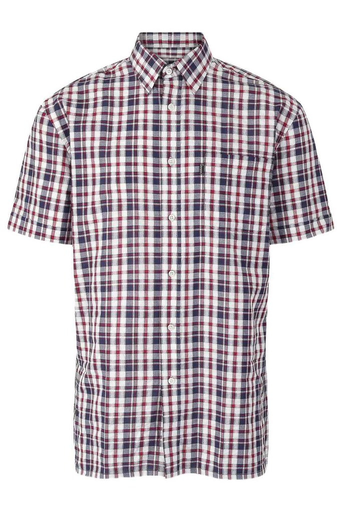 Champion Croyde Cotton Short Sleeved Shirt - Wine