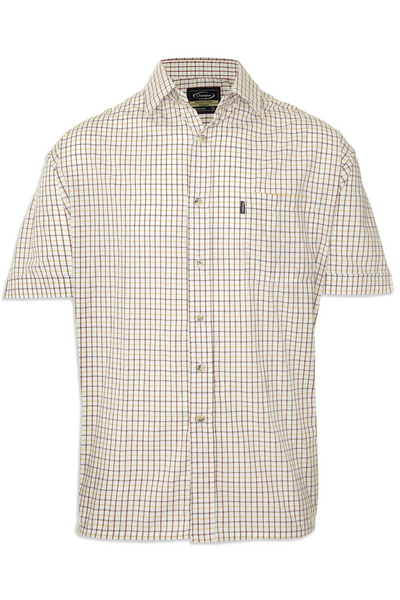 Champion Tattersall Short Sleeved Shirt -RED