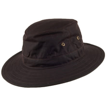 Failsworth Hats Waxed Cotton Traveller Hat Brown