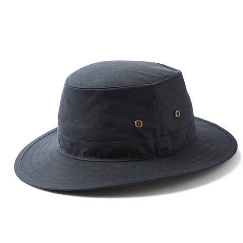 Failsworth Waxed Traveller Hat - Navy