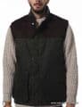 Hunter Outdoor Town & Country 100% Wax Cotton Shooting Gilet - Antique Olive  **