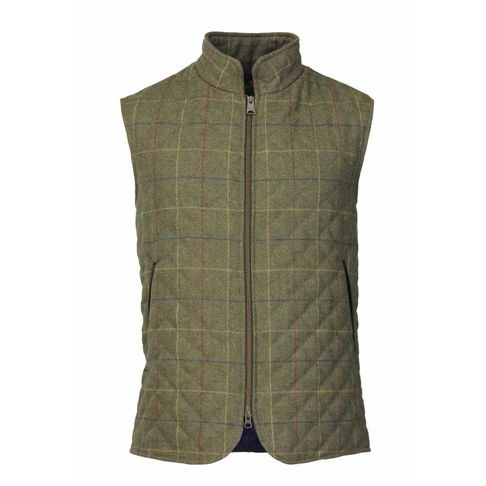 Laksen Woodhay Quilted Tweed Waistcoat