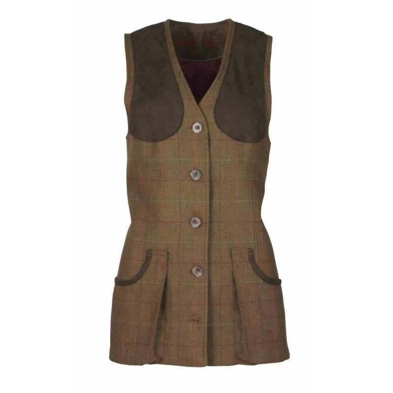 Laksen Ladies Temple Classic Tweed Shooting Vest