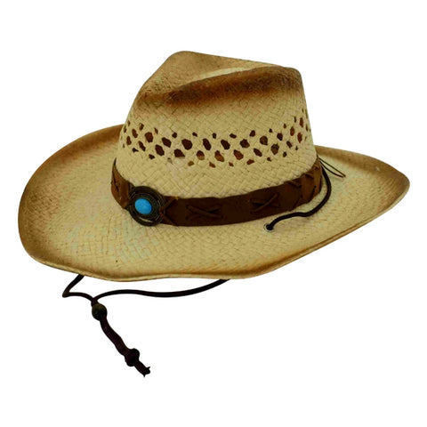 Straw Cowboy Hats With Brown Lining